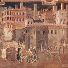 Ambroggio  Lorenzetti,  Effects  of  good  government